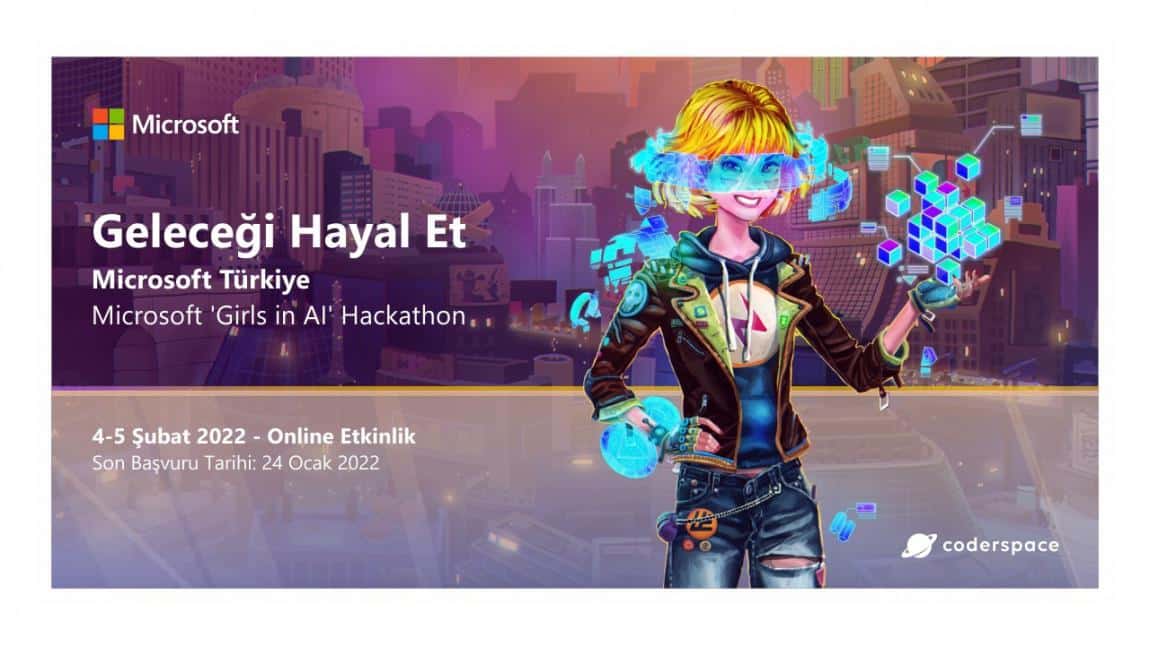 Girls in AI Hackathon Etkinliğine Öğrencimiz Kabul Edildi.
